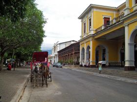 Granada, Nicaragua steet with horse drawn carriage – Best Places In The World To Retire – International Living